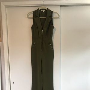 Green jumpsuit